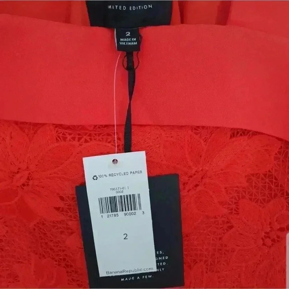 NWT Banana Republic bow back lace Shift dress - Picture 5 of 8